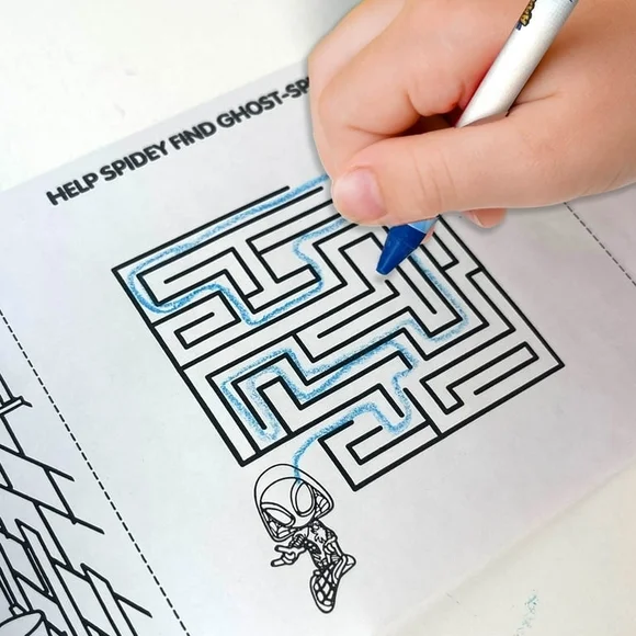 My Own Creativity Set with Spiderman Carrying Case, Kids Ages 3+ - Picture 6 of 7